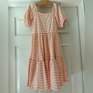 Alice & Ames NWOT Juliet Pink Heart Tiered Twirl Dress